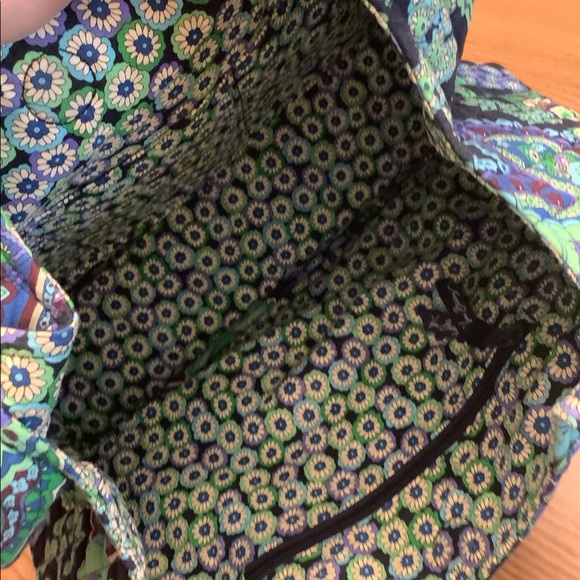 Blue and Green Vera Bradley Tote - Picture 5 of 5